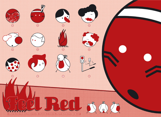 Grafik // Feel Red