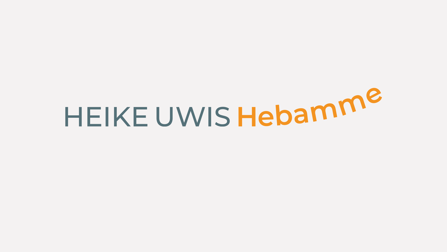 Logo Heike Uwis, Hebamme