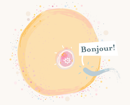 Illustration und Webdesign für Heike Uwis, Hebamme