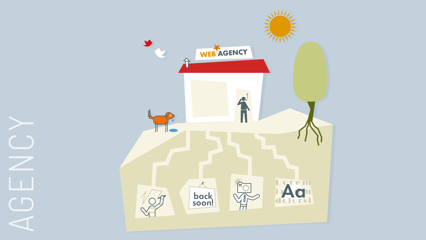 Webdesign Agentur - Illustration und Selbstdarstellung Leistungsspektrum